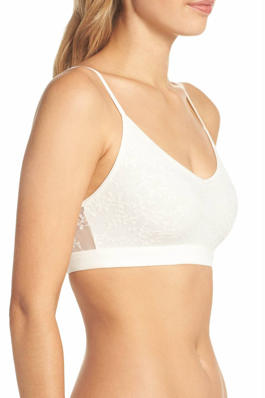 Calvin Klein Ivory Exclusive Bare Lace Bralette