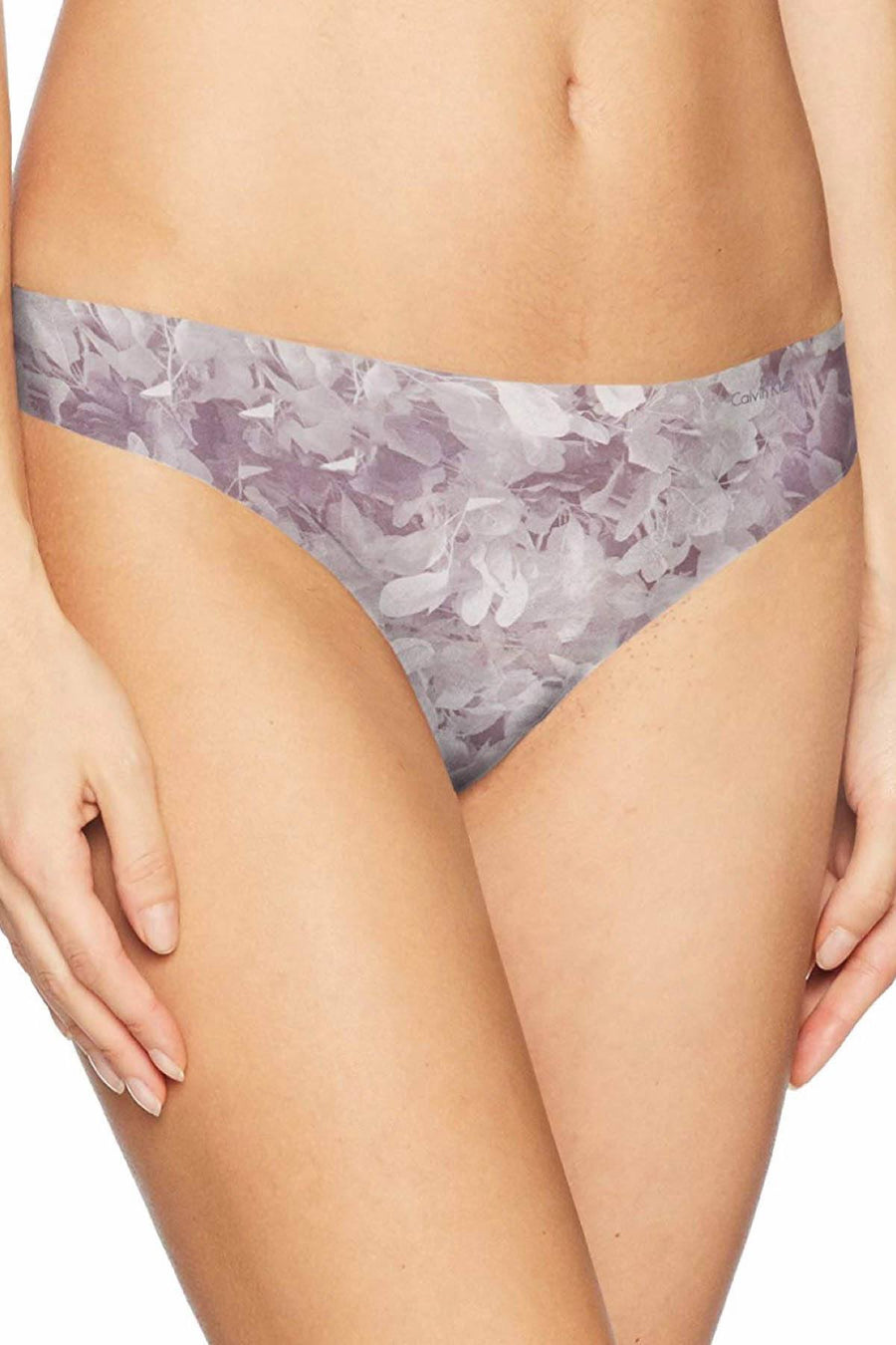 Calvin Klein Jasper-Stone/Digital-Petals Invisibles Thong