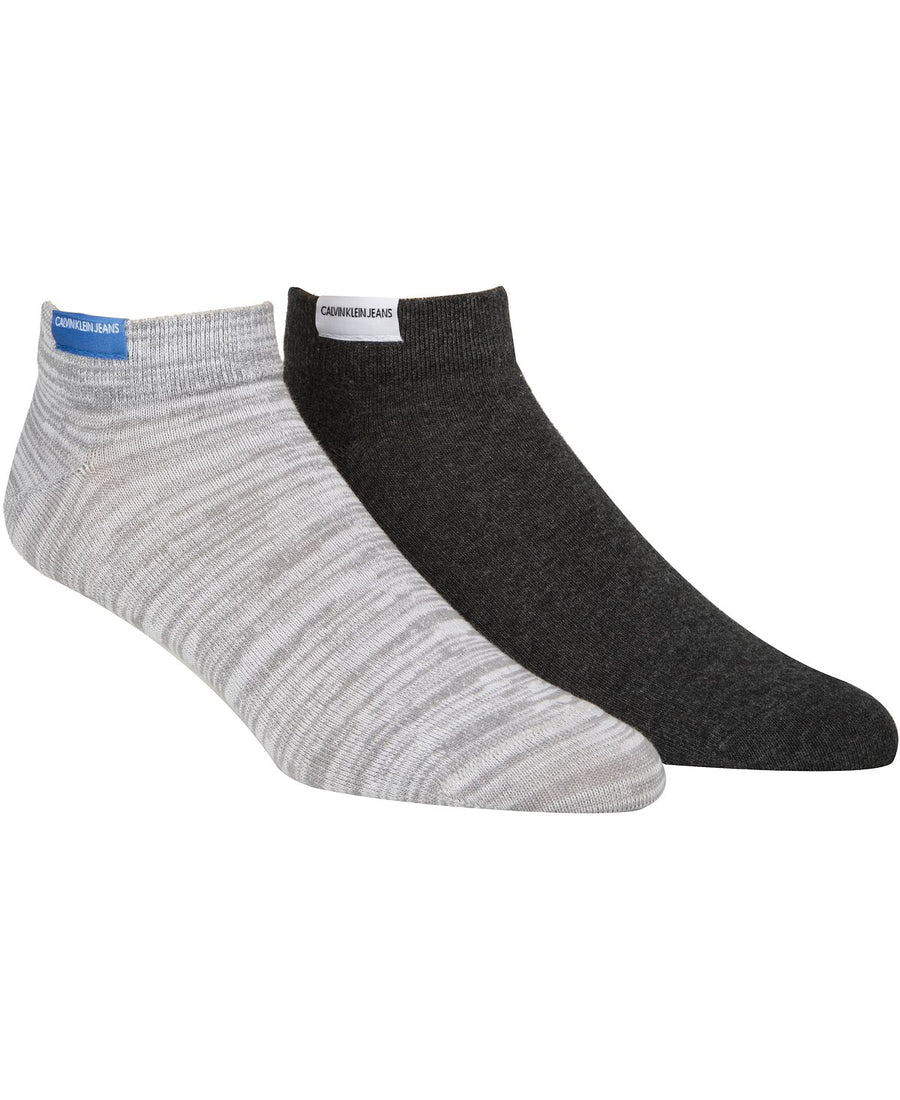 Calvin Klein Jeans 2-pk. Low-cut Socks Lt. Grey
