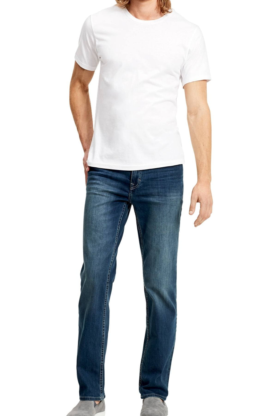 Calvin Klein Jeans Authentic-Blue Straight-Fit Jeans