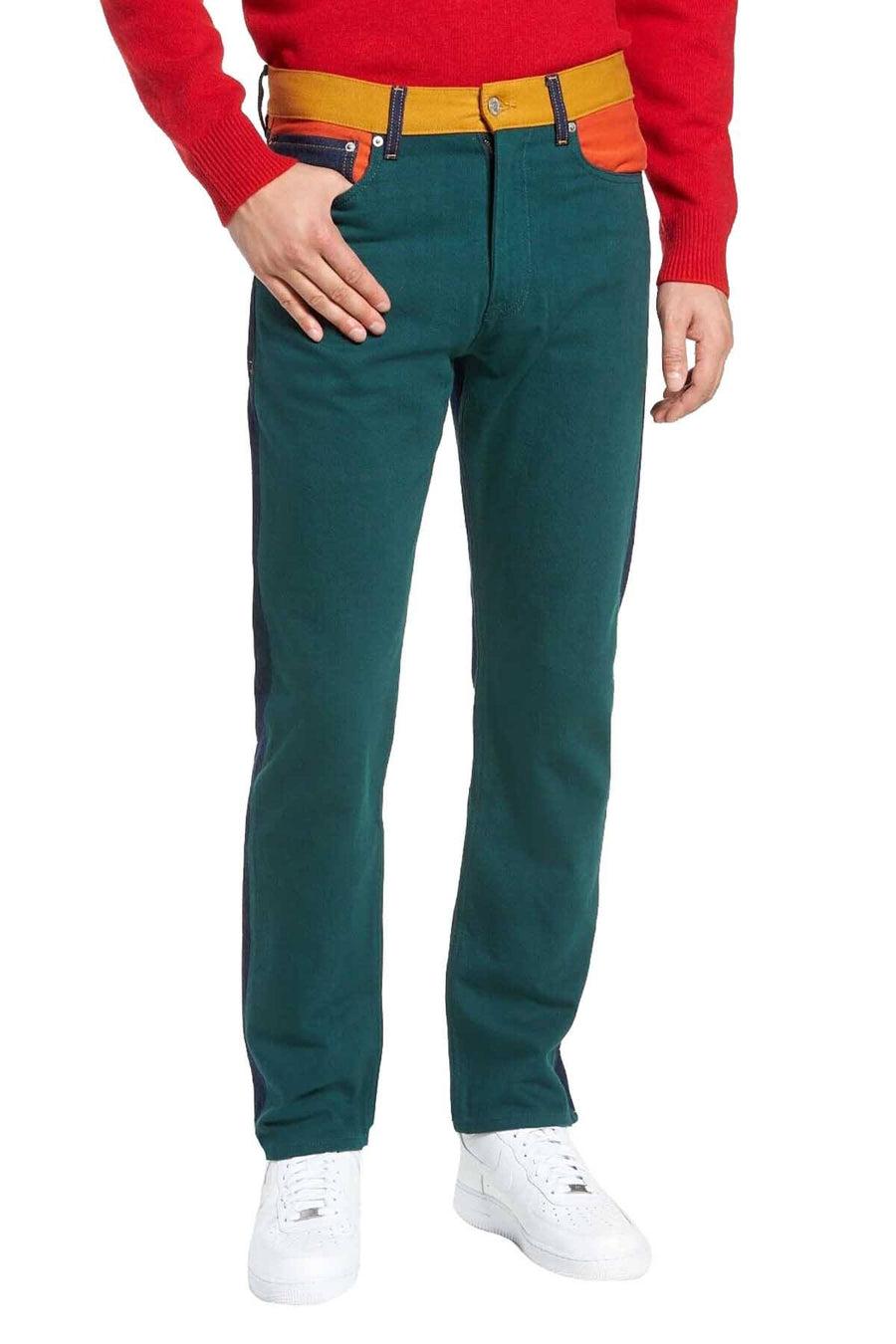 Calvin Klein Jeans Ukelely Patch Colorblocked Straight Fit Premium Italian Denim