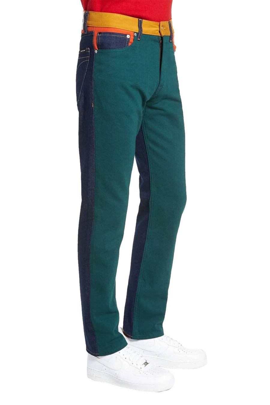 Calvin Klein Jeans Ukelely Patch Colorblocked Straight Fit Premium Italian Denim