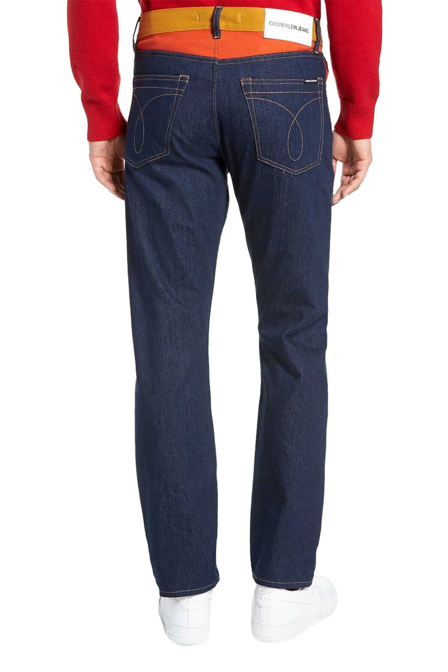 Calvin Klein Jeans Ukelely Patch Colorblocked Straight Fit Premium Italian Denim