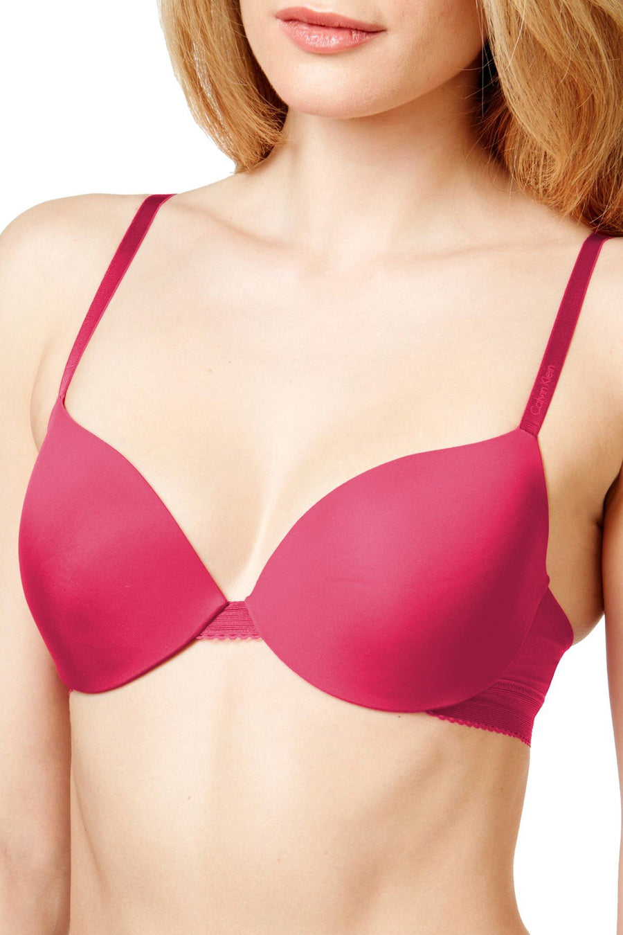 Calvin Klein Magenta Icon Modern T-Shirt Demi Bra