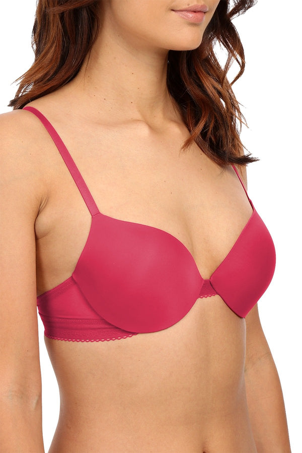 Calvin Klein Magenta Icon Modern T-Shirt Demi Bra