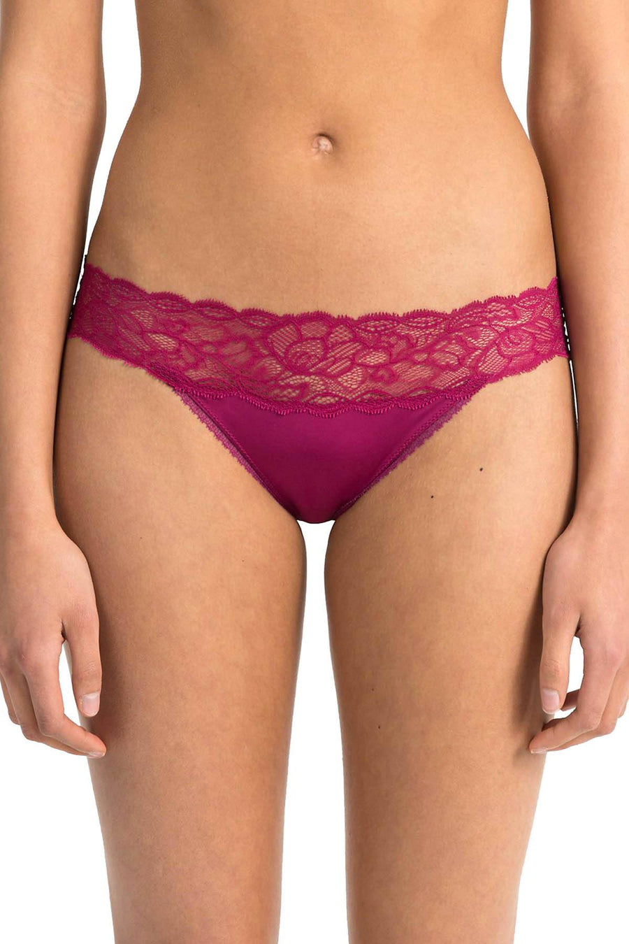 Calvin Klein Maggie Purple Seductive Comfort Lace-Waist Brief