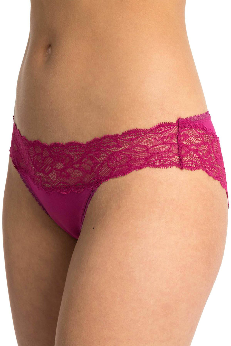 Calvin Klein Maggie Purple Seductive Comfort Lace-Waist Brief