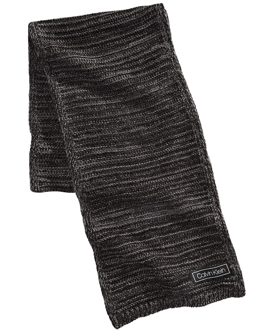 Calvin Klein Marled Reversible Scarf Black