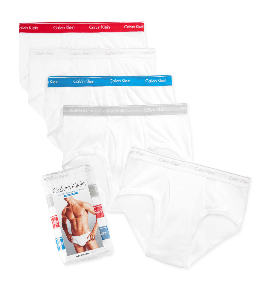 Calvin Klein Men's Briefs 4+1 Pack