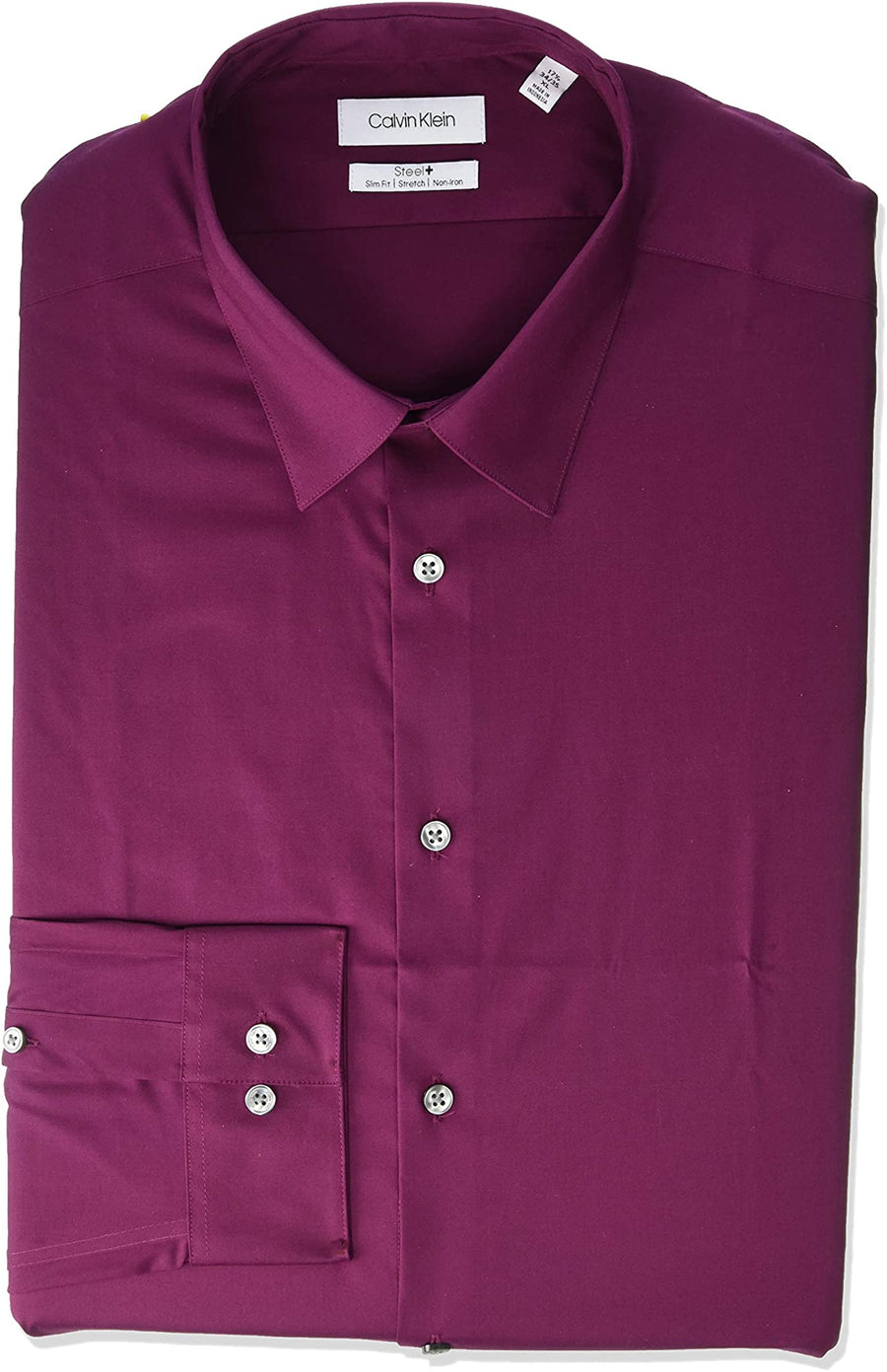Calvin Klein Men's Non Iron Stretch Slim Fit Dress Shirt