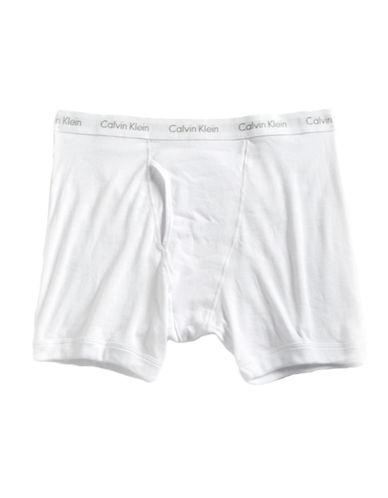 Calvin Klein Men's Underwear, Big and Tall Classic Boxer Brief U3281 White