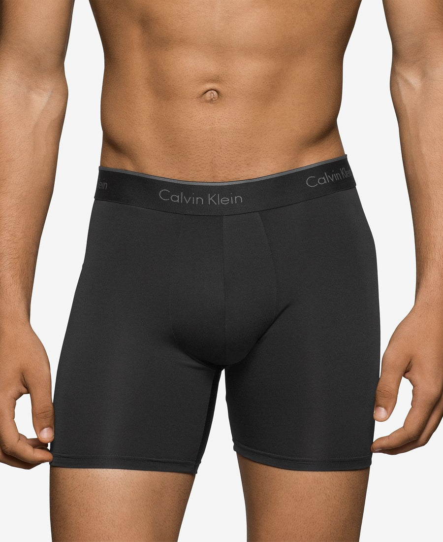 Calvin Klein Microfiber Stretch Boxer Brief 3-pack Black