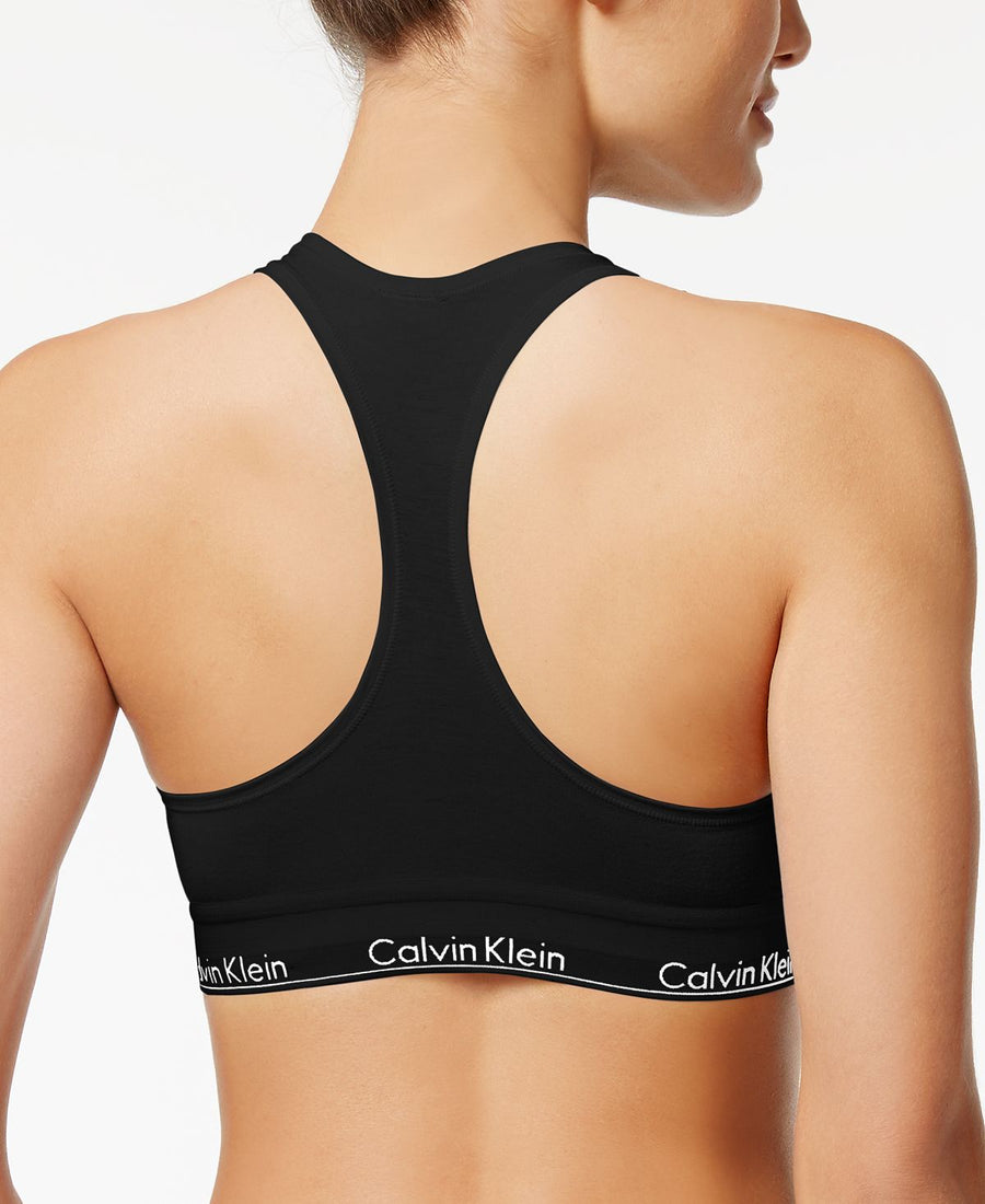 Calvin Klein Modern Cotton Bralette F3785 Black With Black