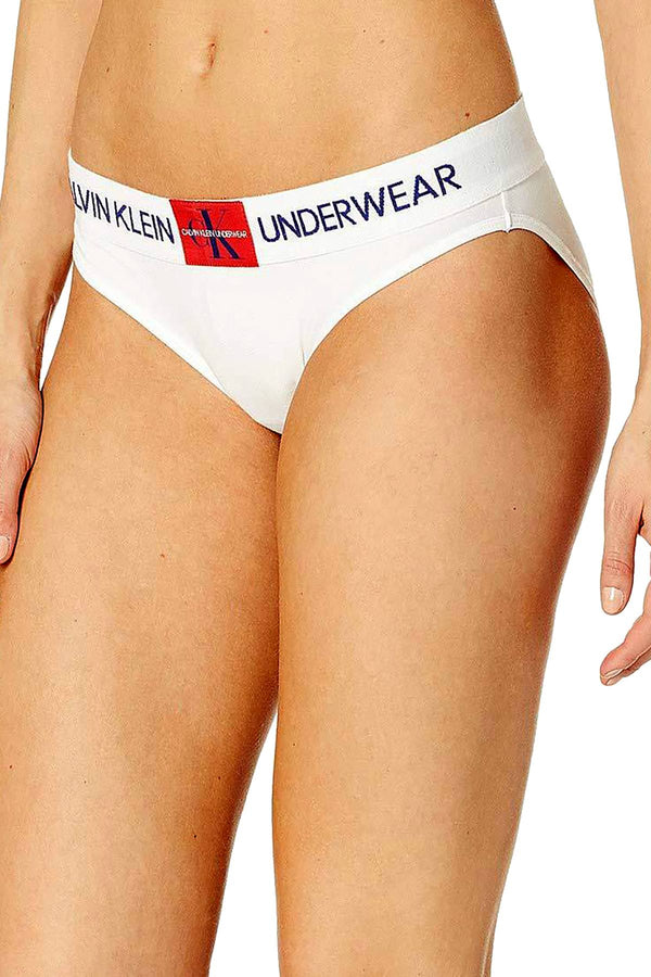 Calvin Klein Monogram Bikini Brief in White