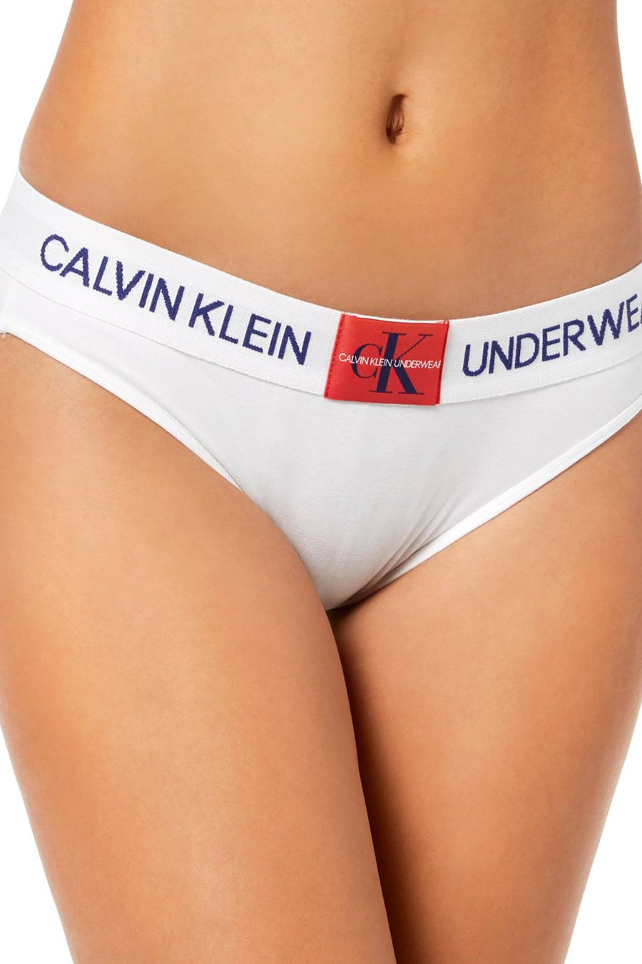 Calvin Klein Monogram Bikini Brief in White