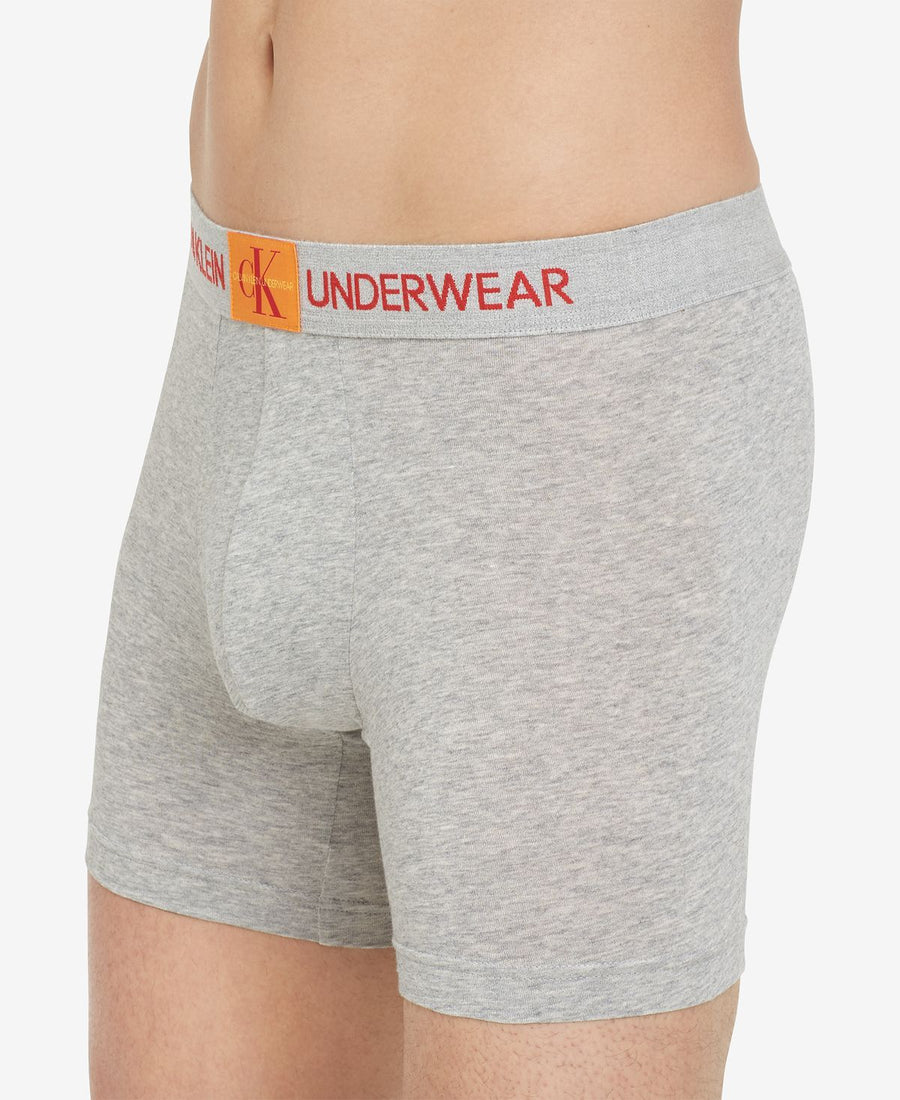 Calvin Klein Monogram Classic Logo Boxer Briefs Heather Grey
