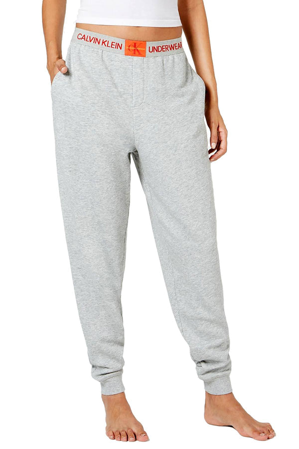 Calvin Klein Monogram Lounge Jogger Pant in Grey Heather