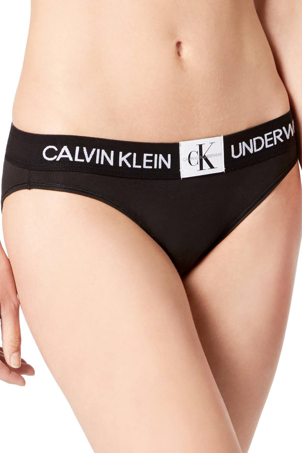 Calvin Klein Monogram Waist Bikini Brief Black