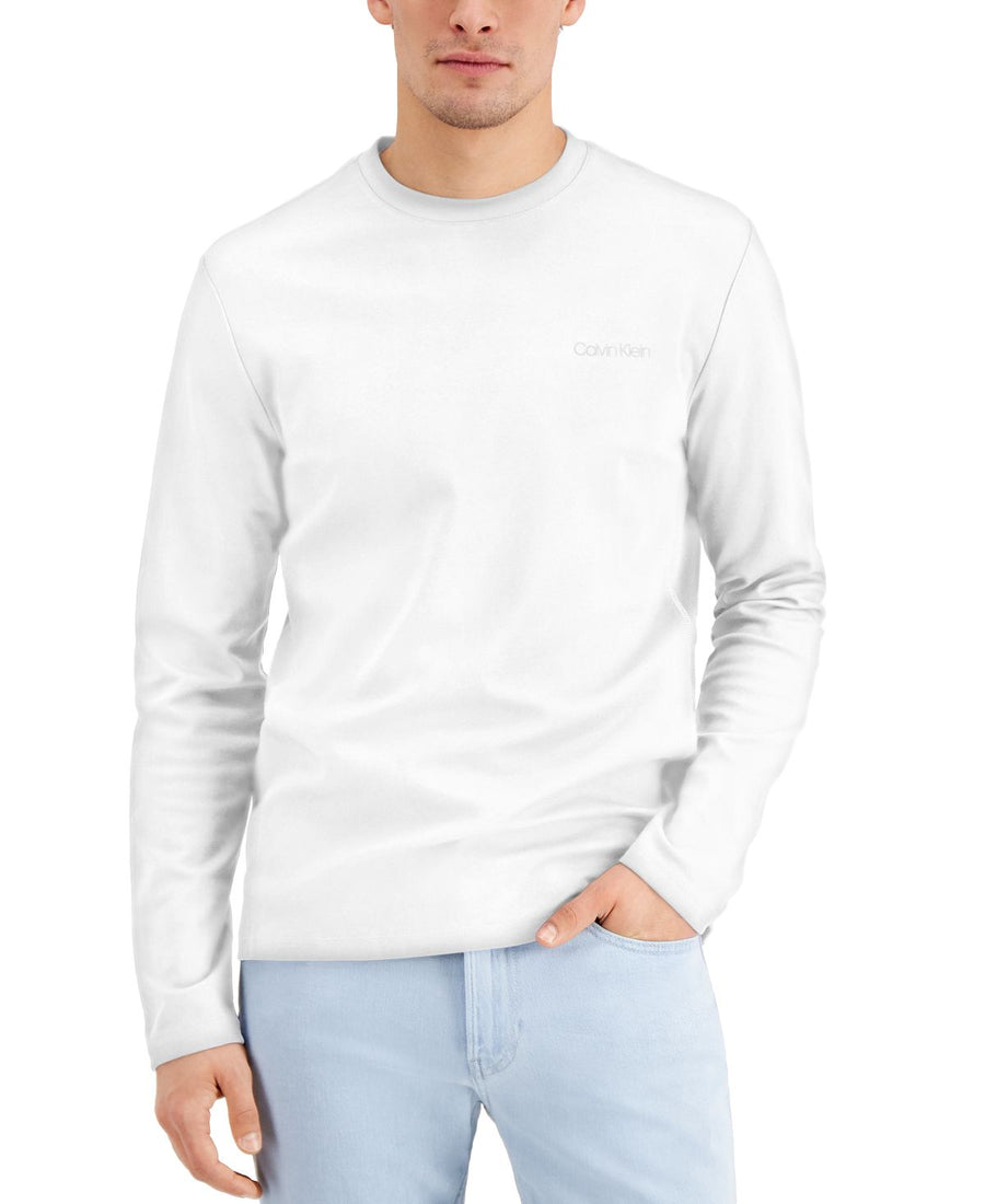 Calvin Klein Move 365 Crewneck Long Sleeve Tee White
