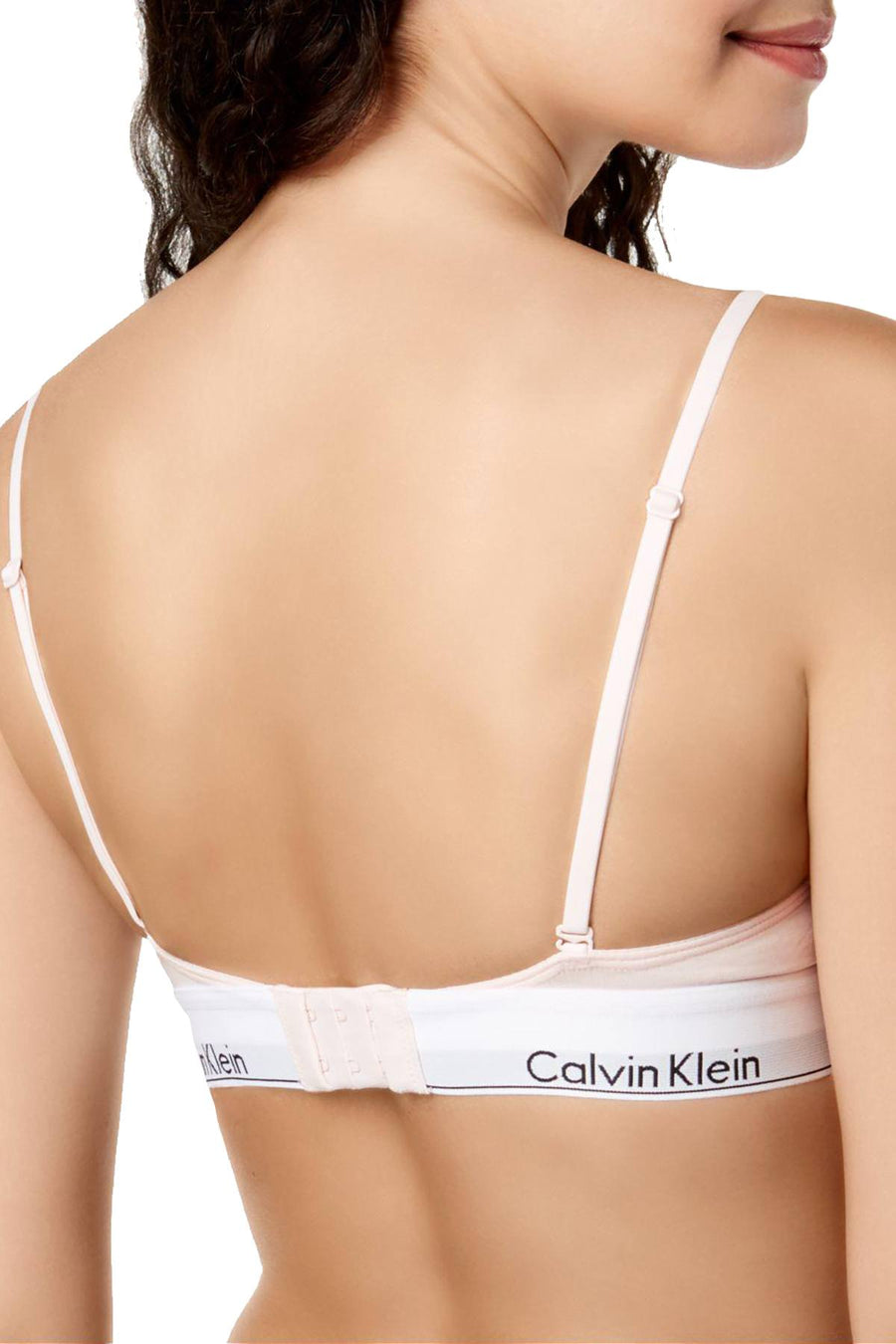 Calvin Klein Nymphs Thigh Modern Cotton Logo-Band Triangle Bralette