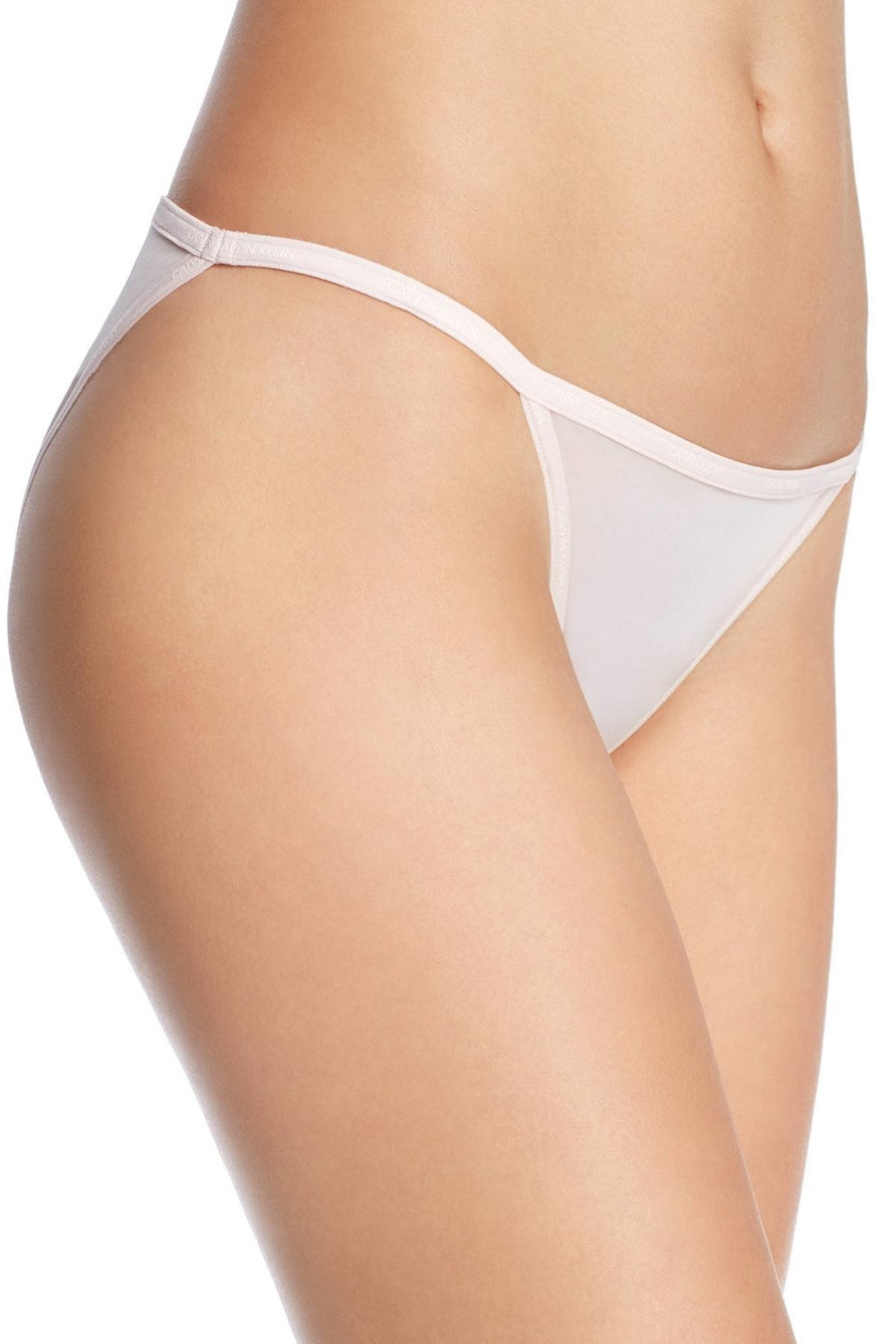 Calvin Klein Nymphs-Thigh Sheer Marquisette String-Bikini Brief