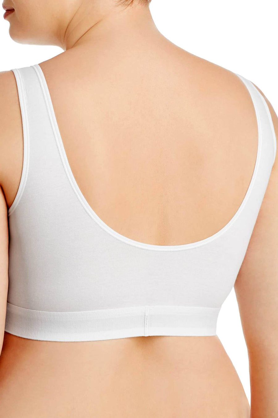 Calvin Klein PLUS White Monogram Unlined Bralette