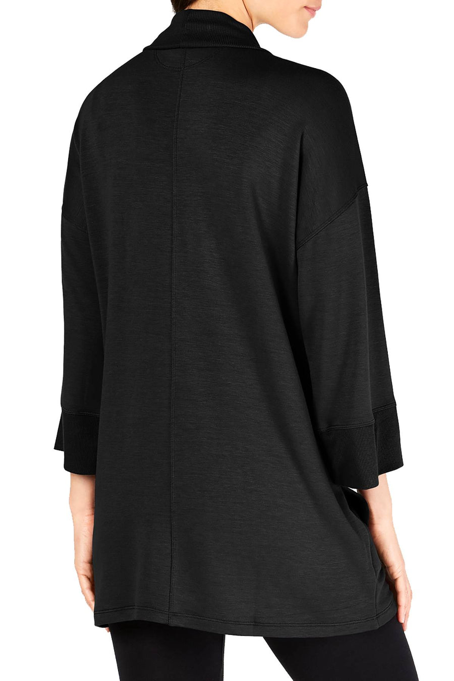 Calvin Klein Performance Black Drapey Cardigan
