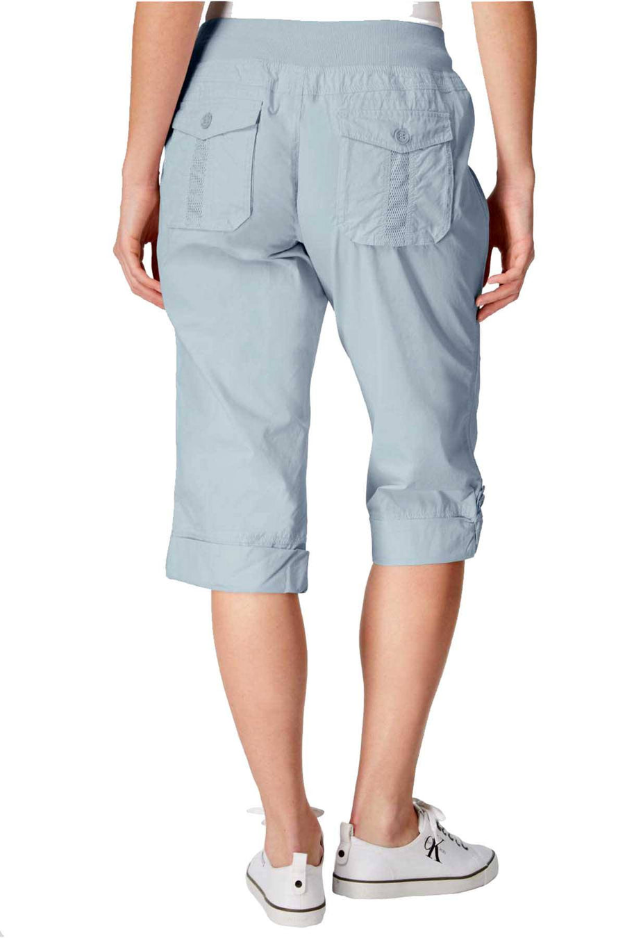 Calvin Klein Performance Waterfall Poplin Convertible Capri Cargo Pant
