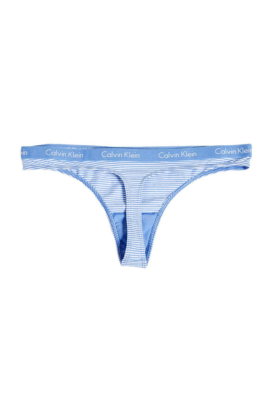 Calvin Klein Pink/Grey/Blue-Stripe Carousel Thong 3-Pack