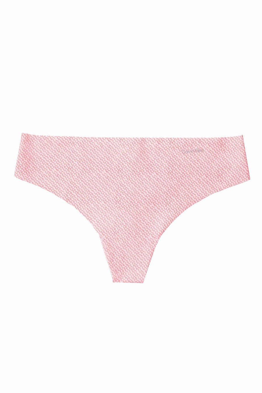 Calvin Klein Pink/Orange Sticks-Print Invisibles Thong