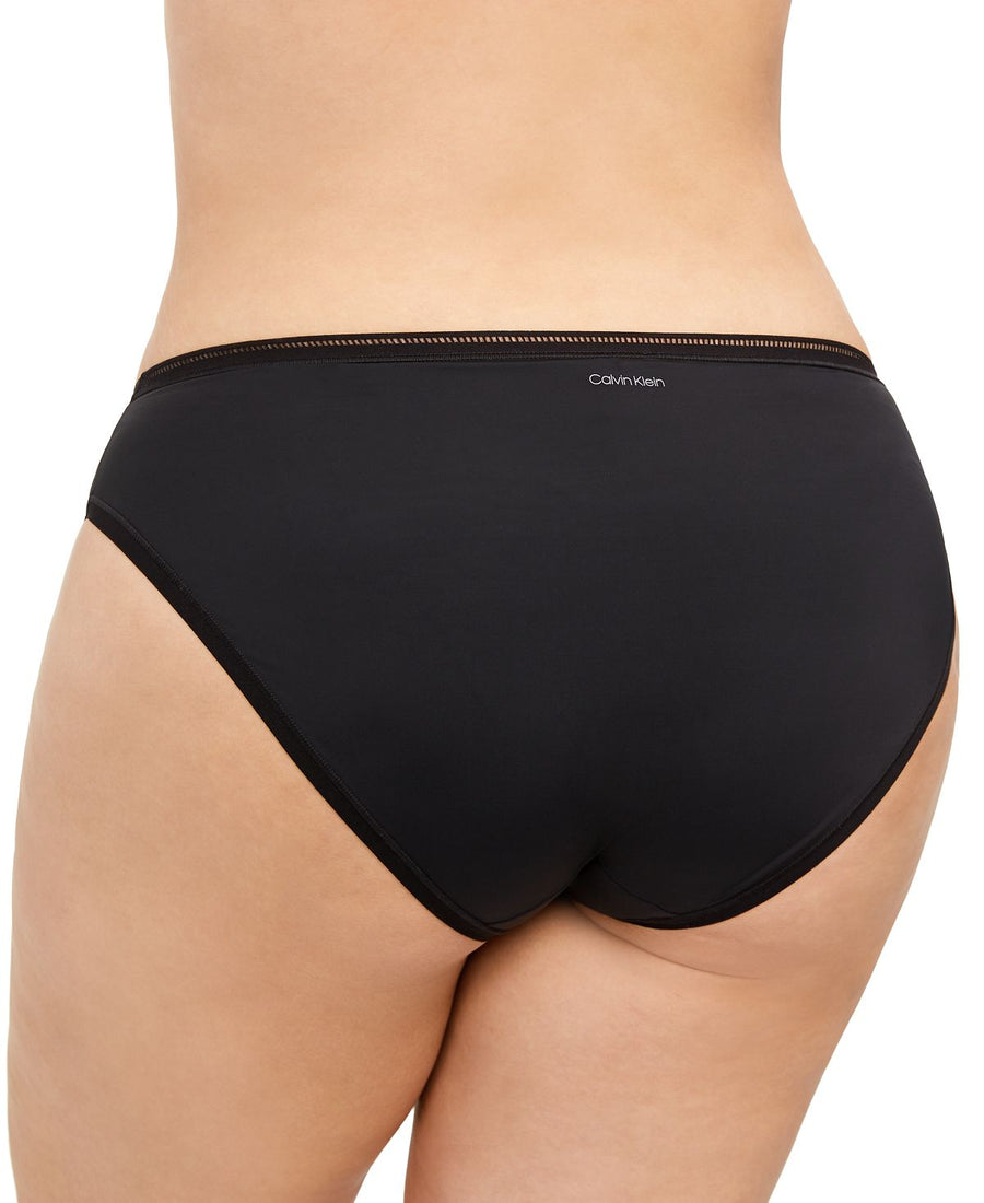 Calvin Klein Plus Seductive Comfort Bikini Underwear Qf5664 Black