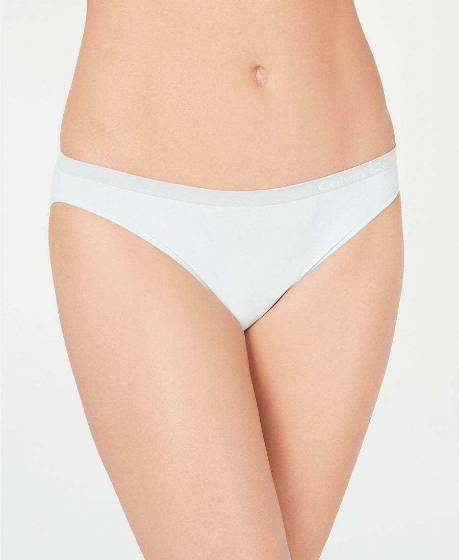 Calvin Klein Pure Seamless Bikini in Elysian Green