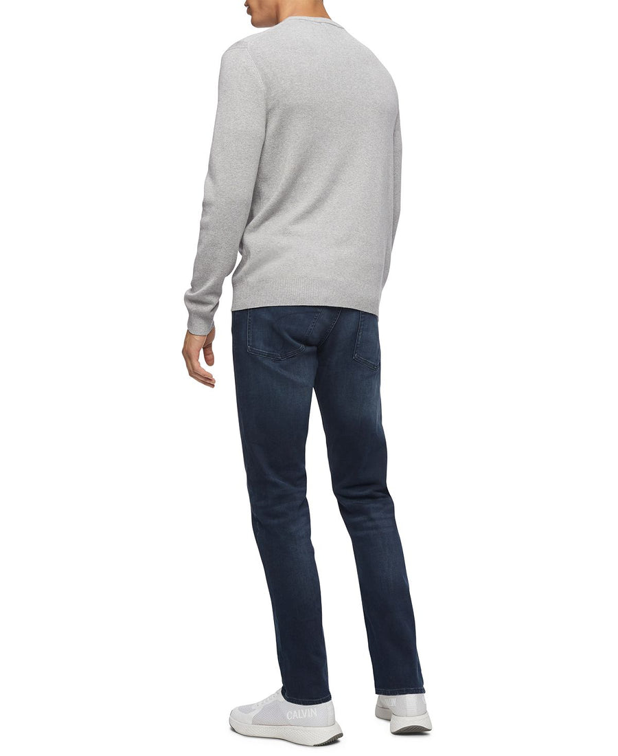 Calvin Klein Regular-fit V-neck Sweater Heroic Gray Heather