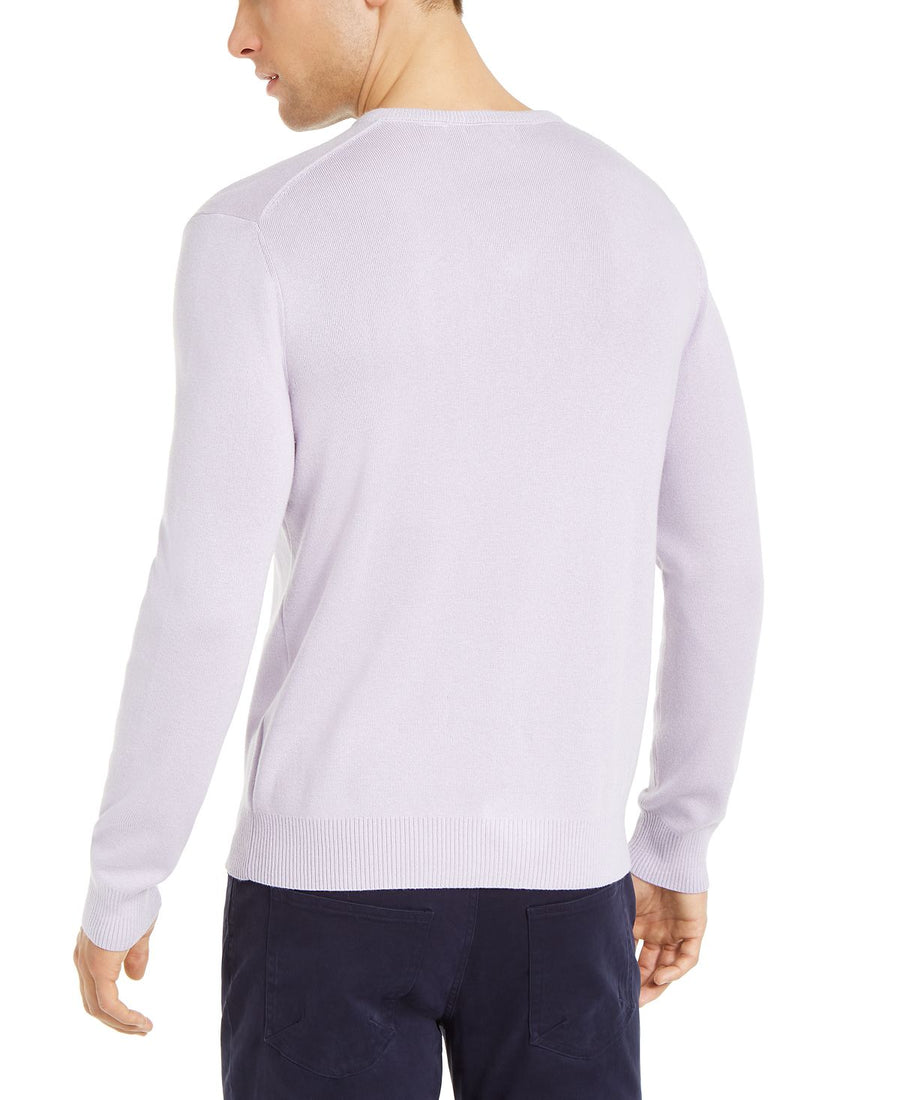 Calvin Klein Regular-fit V-neck Sweater Orchard Purple