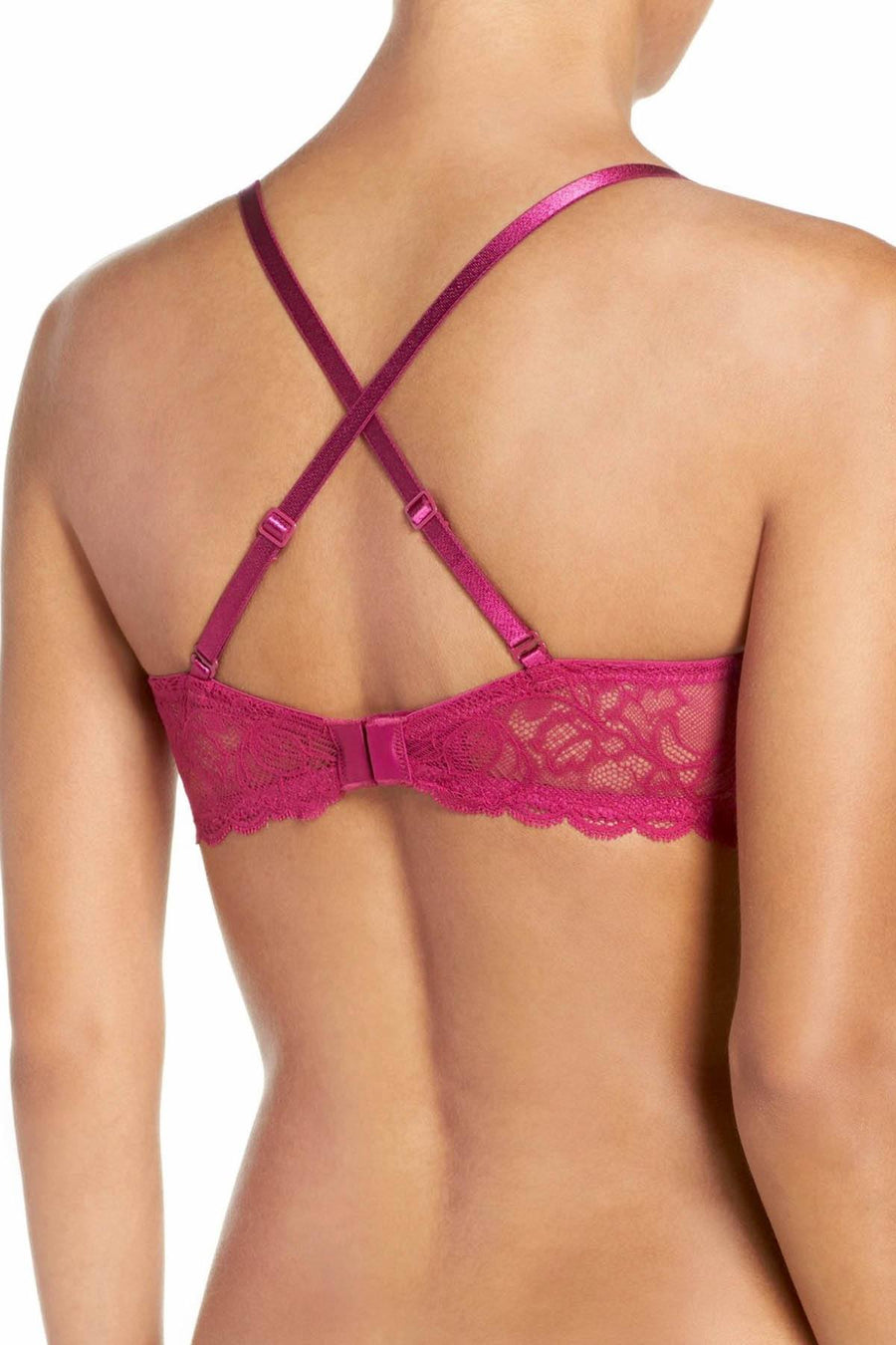 Calvin Klein Riley-Fuschia Seductive Comfort Lace Demi Bra