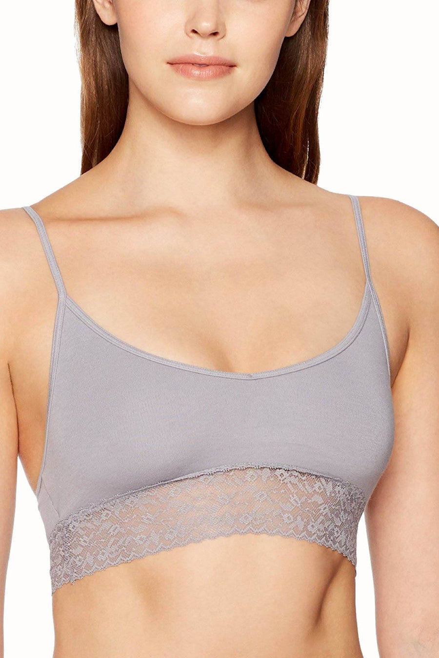 Calvin Klein Silverlock Exclusive Bare Lace-trim Bralette