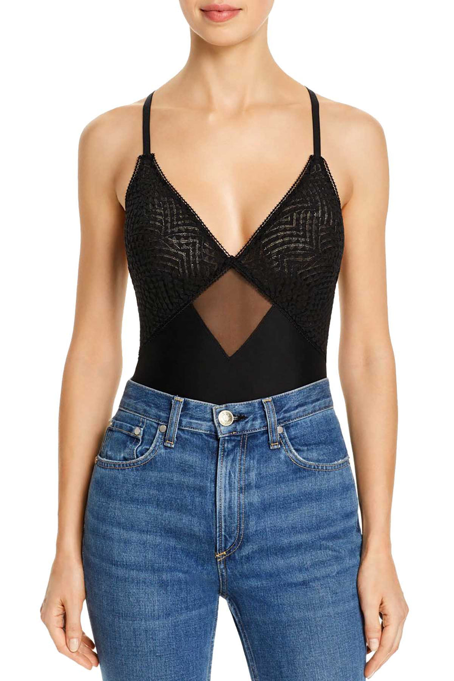Calvin Klein Sleepwear Black Perfectly Fit Bodysuit