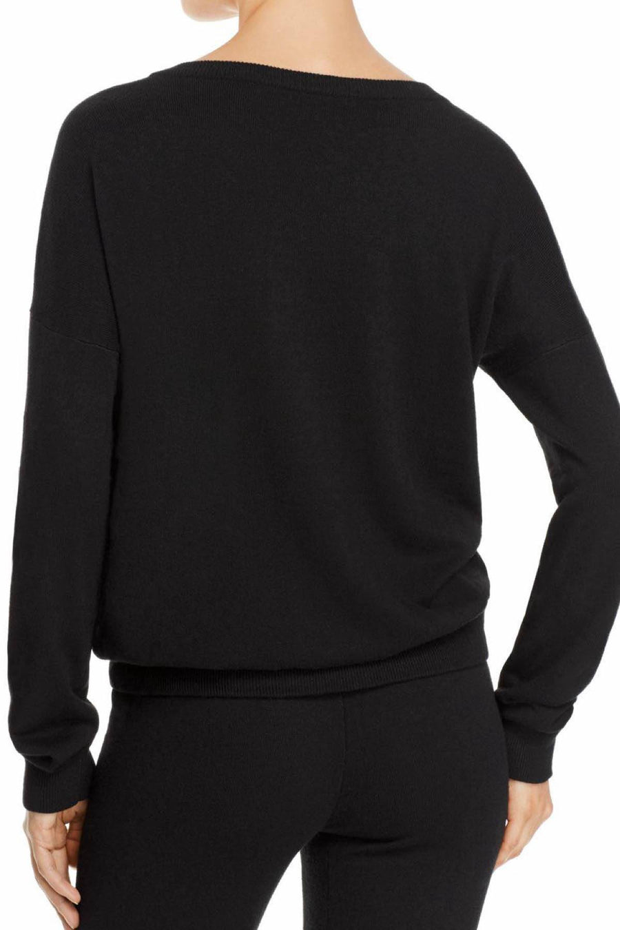 Calvin Klein Sleepwear Black Pure-Knits Long-Sleeve Lounge Top