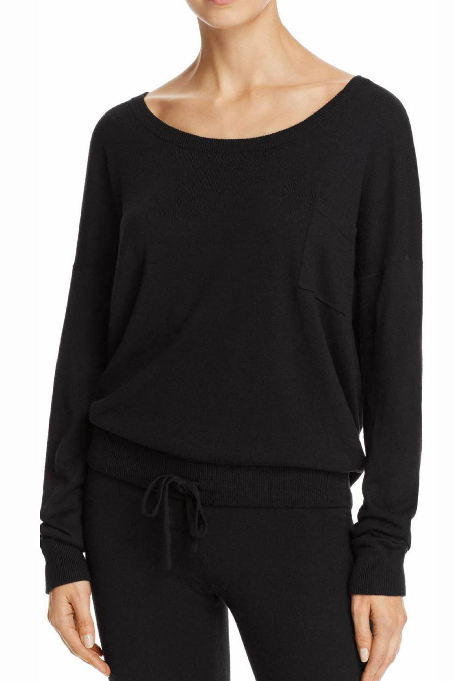 Calvin Klein Sleepwear Black Pure-Knits Long-Sleeve Lounge Top