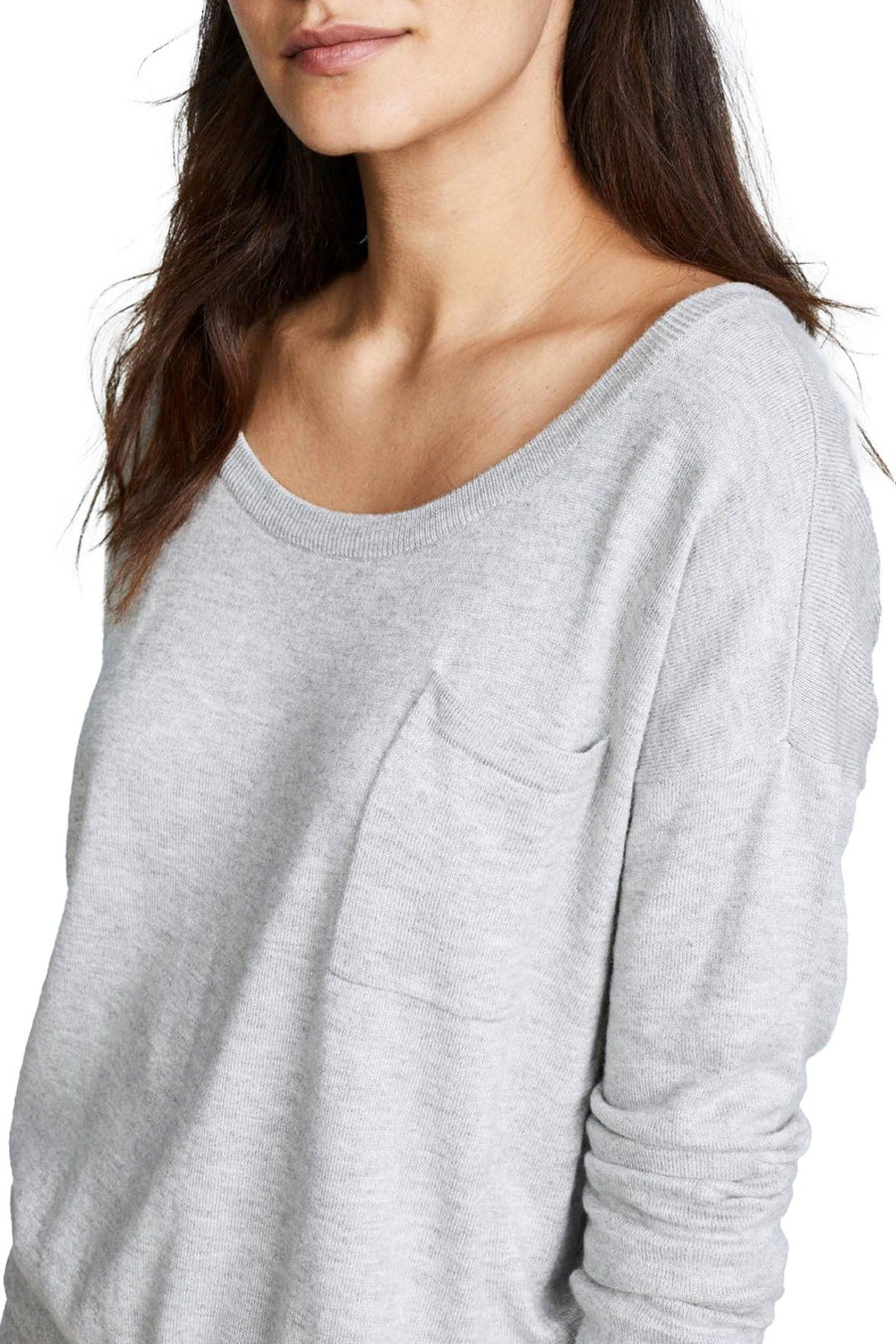 Calvin Klein Sleepwear Grey Pure-Knits Long-Sleeve Lounge Top