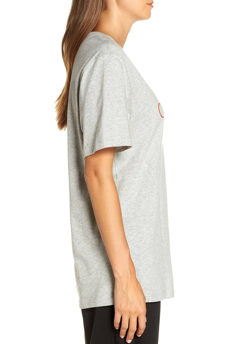 Calvin Klein Sleepwear Heather Grey Monogram Lounge Crew Tee