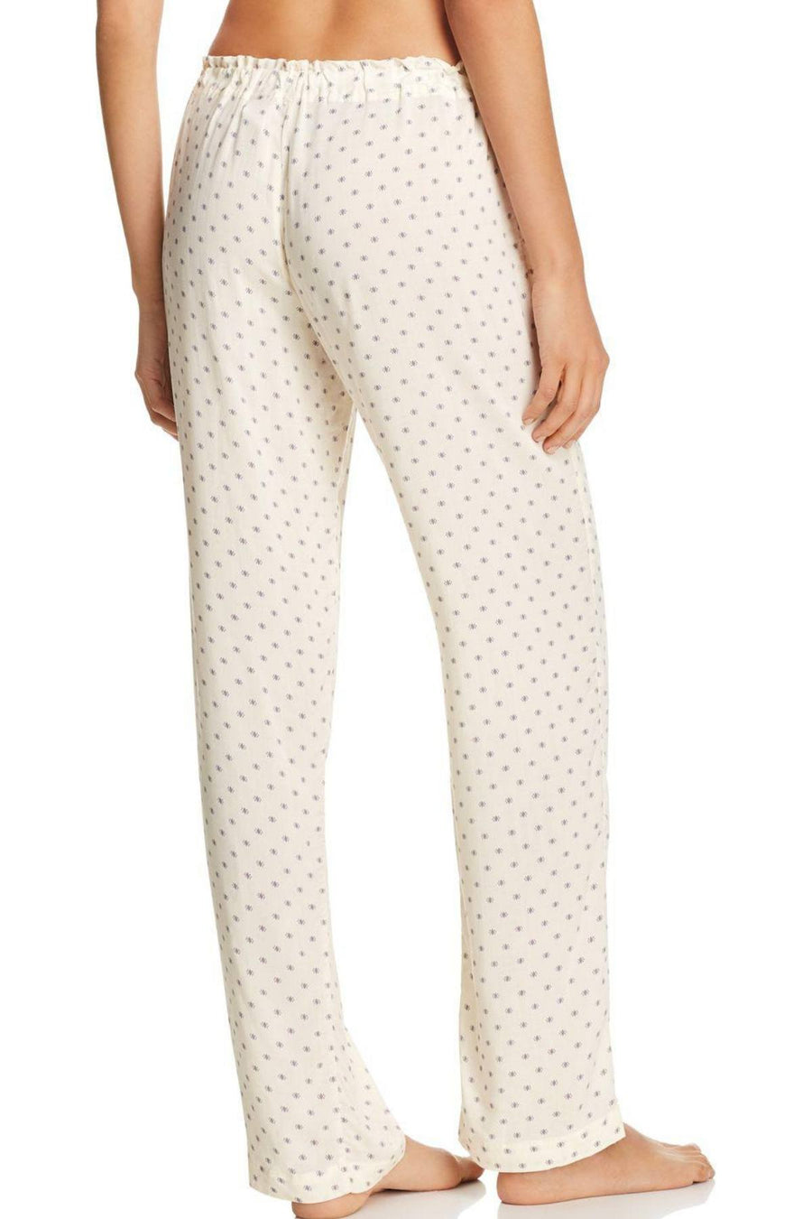 Calvin Klein Sleepwear Ivory Floating-Diamond Print Woven Viscose PJ Pant