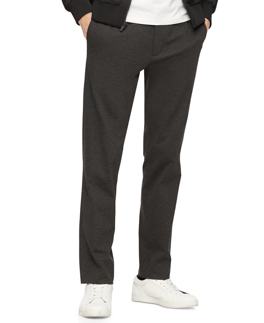 Calvin Klein Slim-fit Stretch Joggers Steel Gray Heather