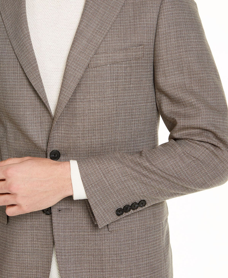 Calvin Klein Slim-fit Wool Sport Coat Cream/tan