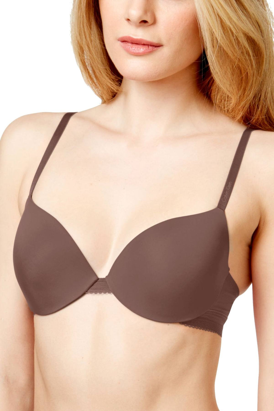 Calvin Klein Smoke-Nude Icon Full-Coverage Modern T-Shirt Bra