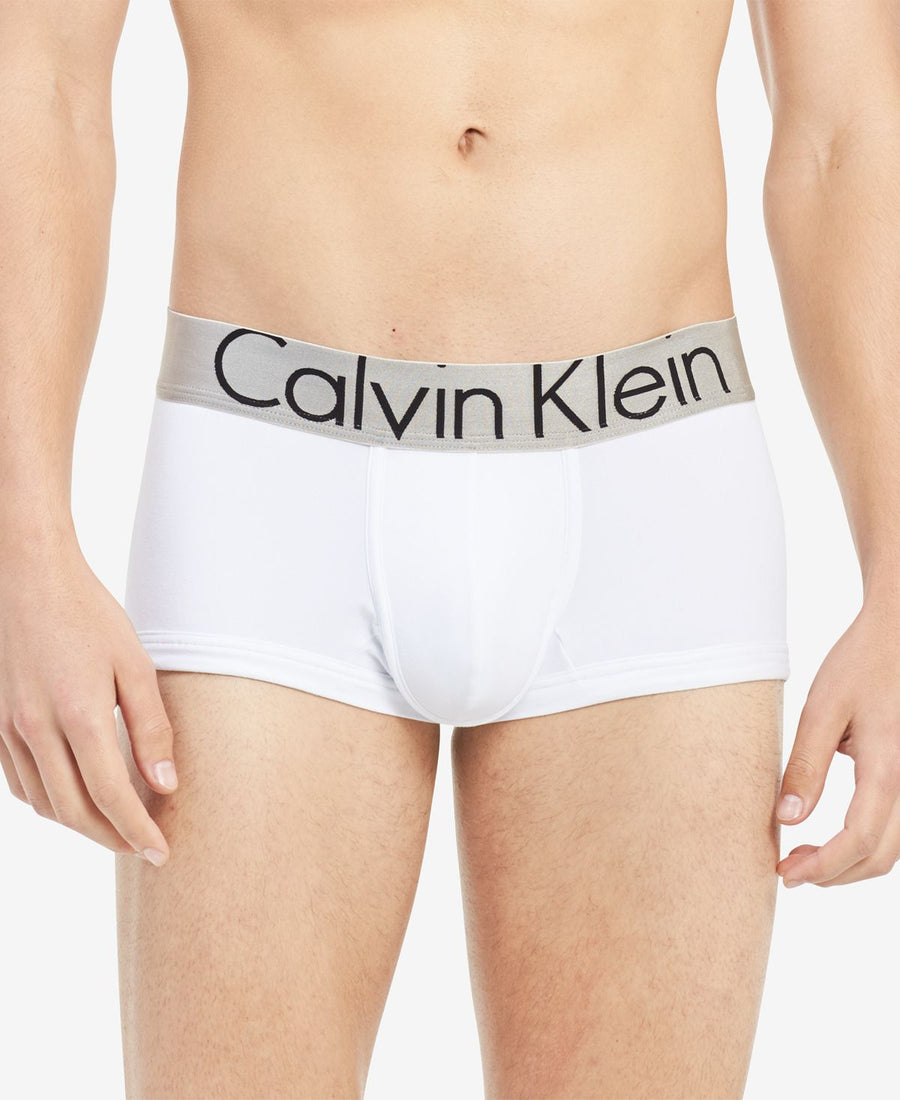 Calvin Klein Steel 3-pk. Micro Low-rise Trunks White