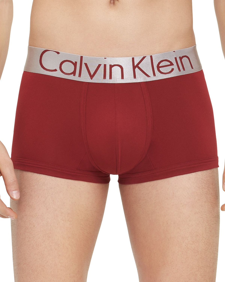 Calvin Klein Steel Low Rise Trunks Pack Of 3 Black/Blue/Red
