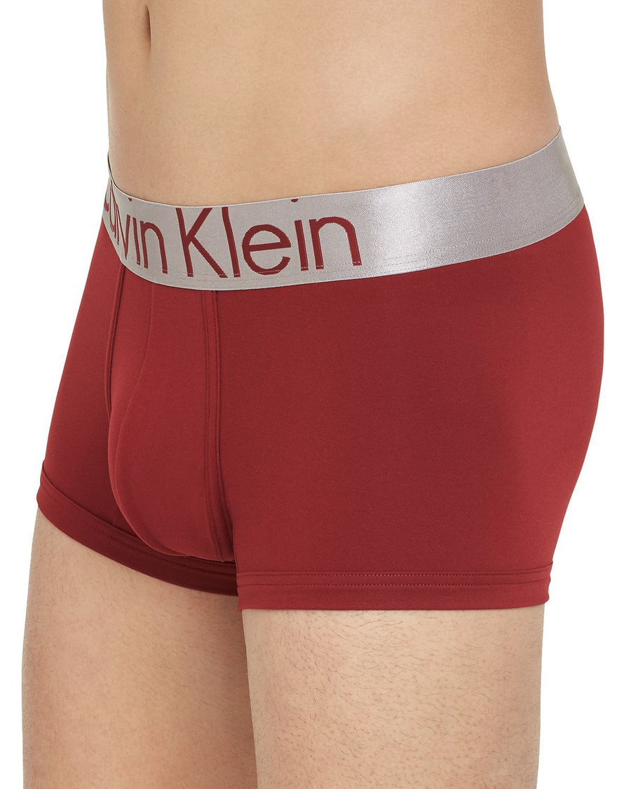 Calvin Klein Steel Low Rise Trunks Pack Of 3 Black/Blue/Red