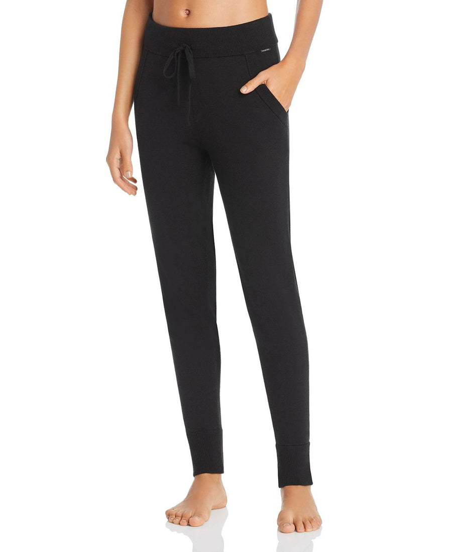 Calvin Klein Sweater Knit Jogger Pant in Black