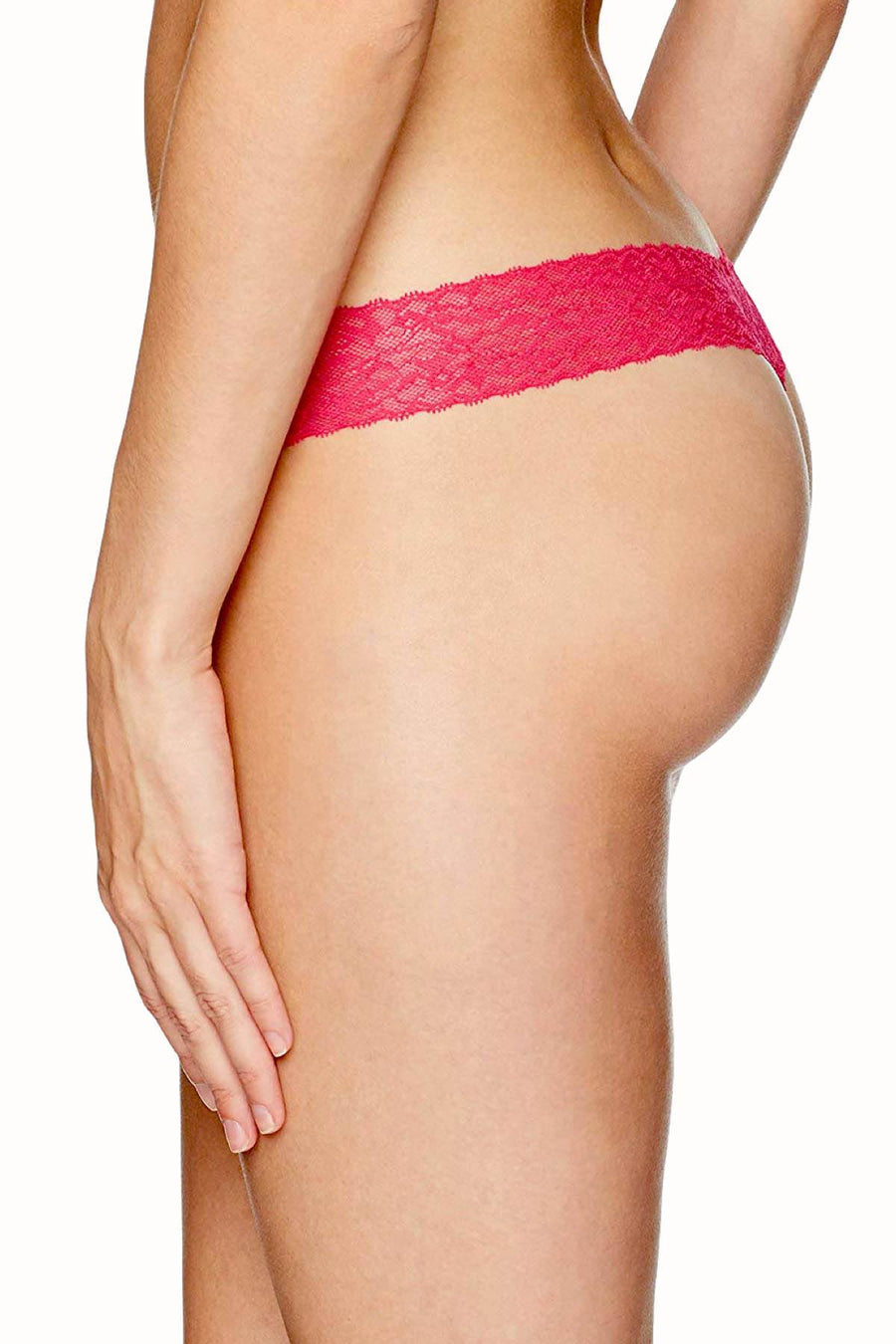 Calvin Klein Transpink Bare Lace Thong